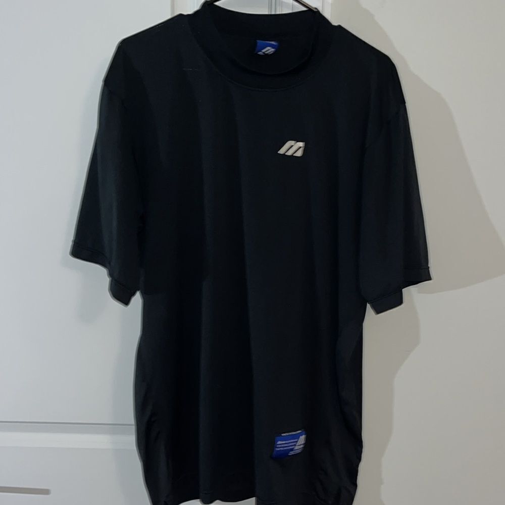 Mizuno Body Compression Baseball Stretch Mock Turtle SS Golf Style Shirt XXL